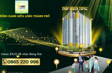 Chỉ với 350tr sở hữu ngay căn hộ cao cấp tại làng ĐHQG Bcons City - Green Topaz